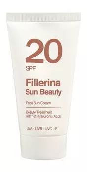 Водостойкий солнцезащитный крем для лица Fillerina Sun Beauty Face Cream SPF 20
