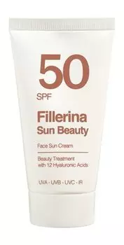 Водостойкий солнцезащитный крем для лица Fillerina Sun Beauty Face Cream SPF 50+