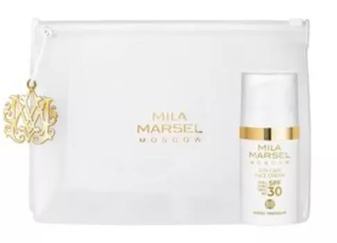 Водостойкий солнцезащитный крем для лица в косметичке MilaMarsel Ultra Sun Care Face Cream SPF 30