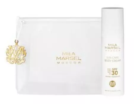 Водостойкий солнцезащитный крем для тела в косметичке MilaMarsel Sun Care Body Cream SPF 30