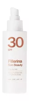 Водостойкое солнцезащитное молочко для тела Fillerina Sun Beauty Body Milk SPF 30
