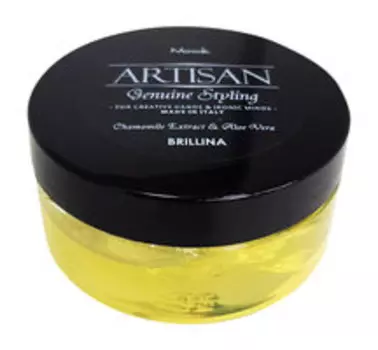 Воск-блеск для укладки волос - степень фиксации 1 Nook Artisan Brillina