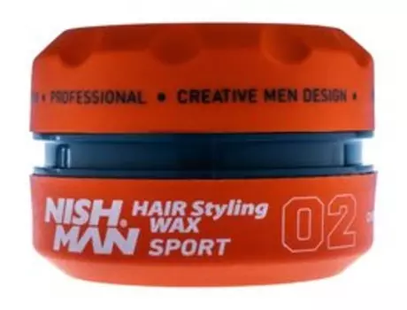 Воск для укладки волос сильной фиксации с тропическим ароматом Nishman Hair Styling Wax 02 Sport