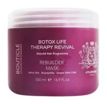 Восстанавливающая маска для химически поврежденных волос с аминокислотами Bouticle Botox Life Therapy Revival Rebuilder Mask