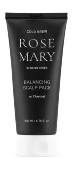 Восстанавливающая маска для кожи головы с соком розмарина Rated Green Cold Brew Rosemary Balancing Scalp Pack