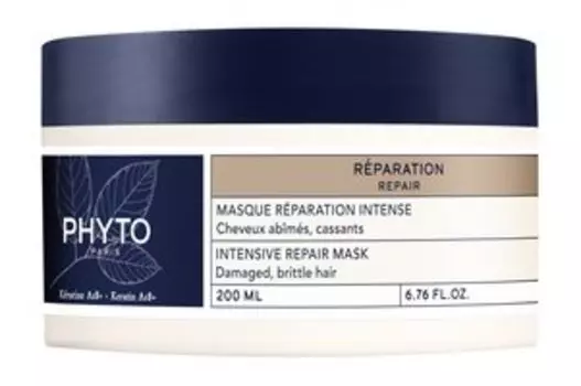 Восстанавливающая маска для поврежденных и ломких волос Phyto Reparation Intensive Repair Mask