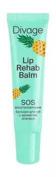 Восстанавливающий бальзам для губ с ароматом ананаса Divage Lip Rehab Balm