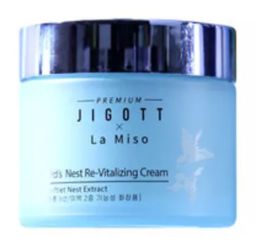Восстанавливающий крем для лица с экстрактом ласточкиного гнезда Premium Jigott&La Miso Birds Nest Re-Vitalizing Cream