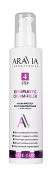 Восстанавливающий крем-филлер для волос с кератином Aravia Laboratories Hair Care Keraplastic Cream-Filler