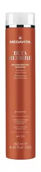 Восстанавливающий шампунь для поврежденных волос Medavita Beta Refibre Reconstructive Shampoo