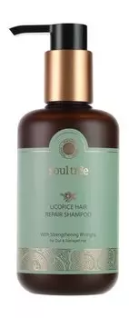 Восстанавливающий шампунь для тусклых и поврежденных волос SoulTree Licorice Hair Repair Shampoo