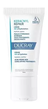 Восстанавливающий увлажняющий крем для проблемной кожи лица Ducray Keracnyl Repair 48h Hydration Cream