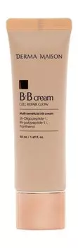 Восстанавливающий ВВ-крем для лица с пептидами Medi-Peel Derma Maison Cell Repair Glow BB Cream