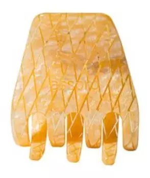 Заколка-краб для волос 4,5 см Assoro Краб для волос Печенье