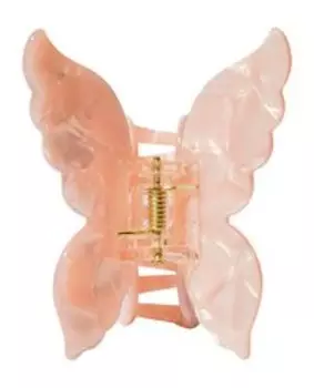 Заколка-краб для волос 6,5 см Assoro Краб для волос Персиковая бабочка