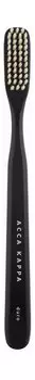 Жесткая зубная щетка с нейлоновой щетиной Acca Kappa Vintage Collection Medium Neylon Toothbrush Black