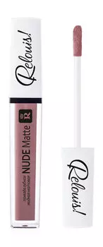 Жидкая матовая губная помада Relouis Nude Matte Lipstick
