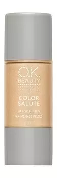 Жидкий хайлайтер для лица и тела O.K.Beauty Color Salute Glow Drops