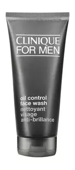 Жидкое мыло для жирной кожи лица с алоэ вера и ментолом Clinique For Men Oil Control Face Wash