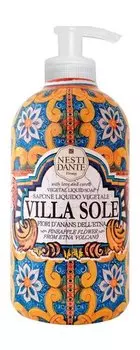 Жидкое мыло с цветочным ароматом Nesti Dante Villa Sole Pineapple Flowers from Etna Volcano Liquid Soap