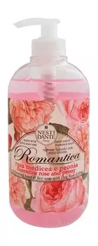Жидкое мыло с растительными экстрактами и маслами Nesti Dante Romantica Florentine Rose & Peony Liquid Soap