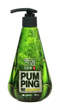 Зубная гель-паста с бамбуковой солью для профилактики проблем с деснами Perioe Pumping Bamboo Salt Toothpaste