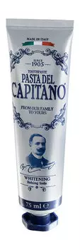 Зубная паста для деликатного отбеливания Pasta del Capitano 1905 Baking Soda Toothpaste