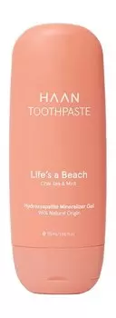 Зубная паста с пребиотиками со вкусом душистого чая и мяты (без фтора) Haan Life's A Beach Toothpaste Fluoride Free