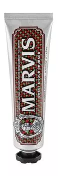 Зубная паста со вкусом ревеня и мяты Marvis Toothpaste Sweet & Sour Rhubarb
