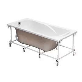 Каркас Roca Uno 170x75 ZRU9302876 со сливом-переливом и креплениями