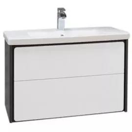 Тумба под раковину Roca Ronda 70 ZRU9302964 подвесная Белый глянец Антрацит