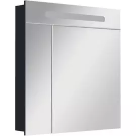 Зеркальный шкаф Roca Victoria Nord Black Edition 80 ZRU9000100 с подсветкой Черный