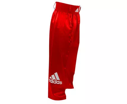 Брюки для кикбоксинга Kick Boxing Pants Full Contact, красные Adidas