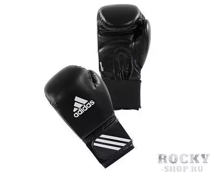 Детские перчатки боксерские Speed 50 черные, 8 OZ Adidas