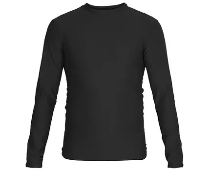 Футболка компрессионная (Рашгард) Rush Guard Long Sleeve, черная Adidas