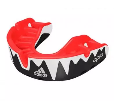 Капа одночелюстная Opro Platinum Gen4 Self-Fit Mouthguard черно-бело-красная