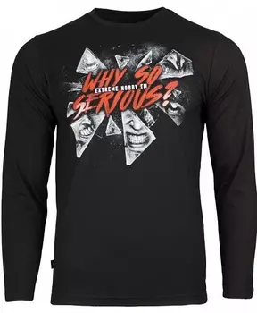 Лонгслив WHY SO SERIOUS? black new