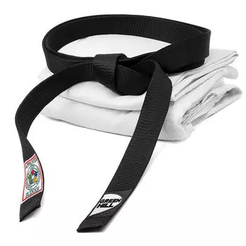 Пояс дзюдо одобренный ijf, Черный