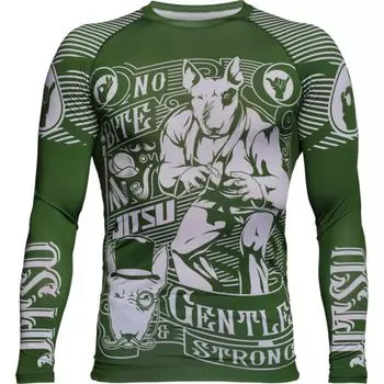 Рашгард Jitsu Gentle &amp; Strong Green Jitsu