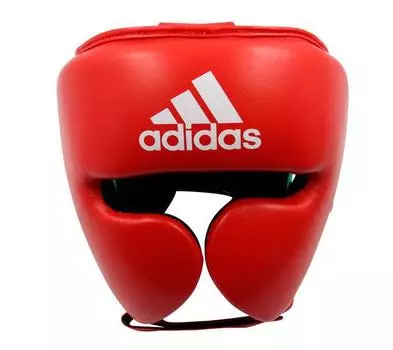 Шлем боксерский AdiStar Pro Headgear красно-зеленый Adidas