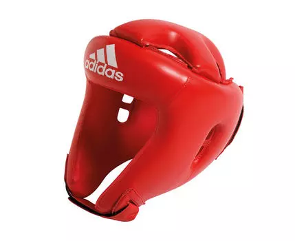 Шлем боксерский Competition Head Guard, красный Adidas