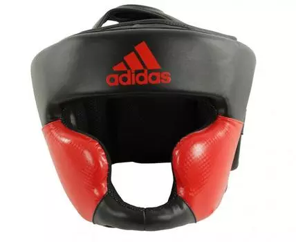 Шлем боксерский Response Standard Head Guard черно-красный Adidas