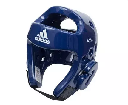 Шлем для тхэквондо Head Guard Dip Foam WTF, синий
