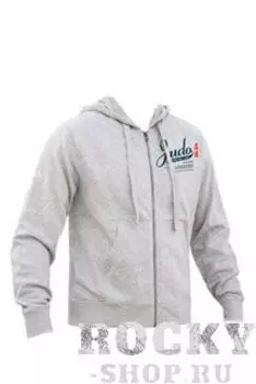 Толстовка с капюшоном judo (с молнией), Серый Green Hill