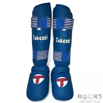 Защита голени для карате Takeshi Fight Gear Blue Takeshi FG