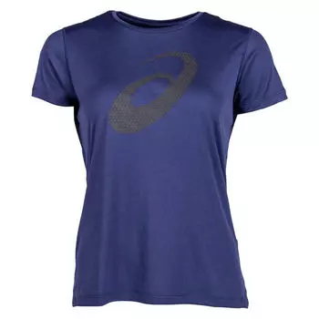Женская беговая футболка ASICS 2012A271 401 SILVER SS TOP #2 GRAPHIC Asics