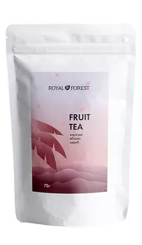 Фруктовый "Ароматный" чай Royal Forest с кэробом и каркаде, 75 гр