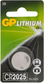 Батарейка GP Lithium CR2025, 1 шт