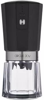 Кофемолка Circle Joy Electric Coffee Grinder, Черно-серебристая