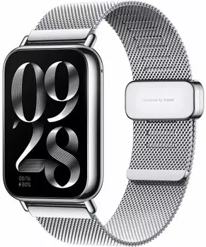 Ремешок для Xiaomi Smart Band 8 Pro/Redmi Watch 4, Серебристый